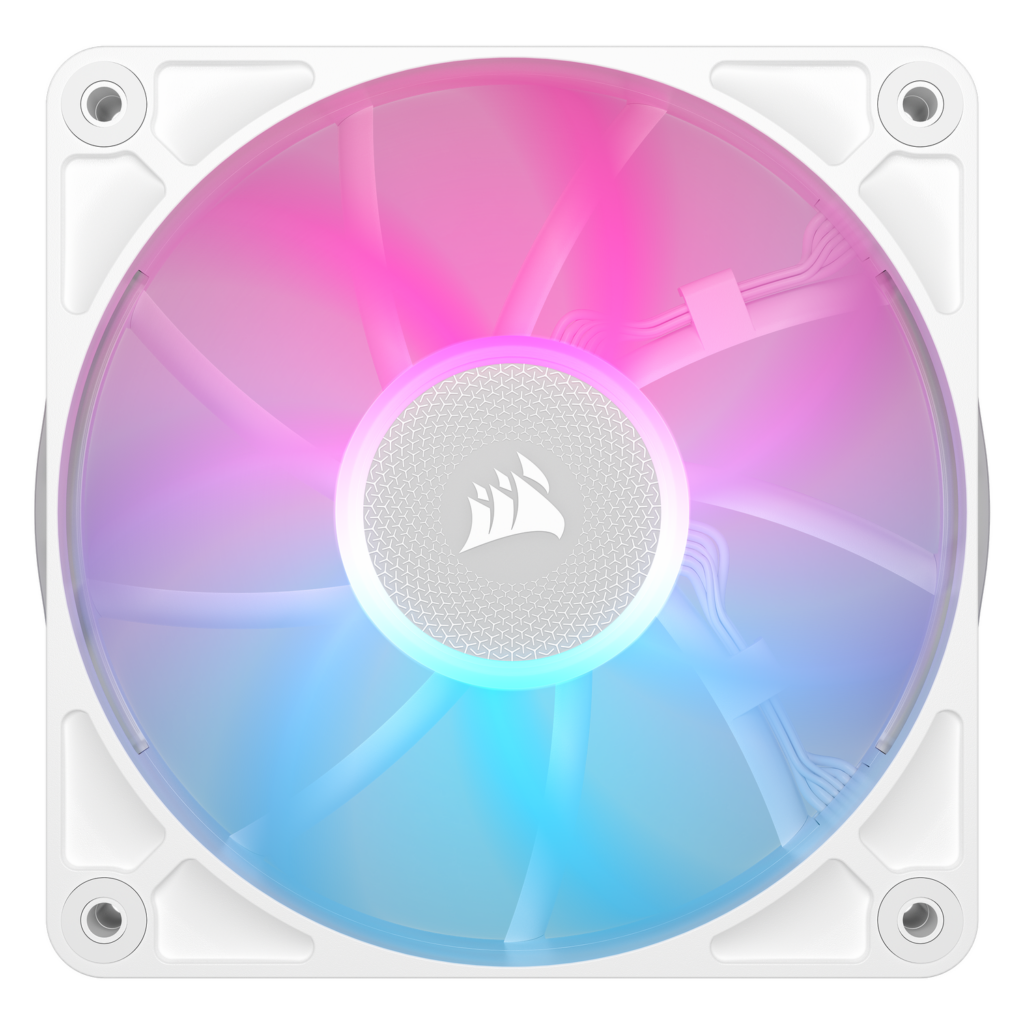 Ventilator Corsair iCUE LINK RX120 RGB, 120mm PWM, Alb