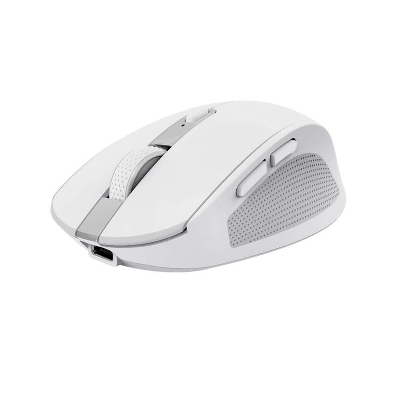 Mouse Wireless Trust OZAA, silentios, compact, Bluetooth + 2.4GHz, 800-3200 DPI, Alb 4 Mouse Wireless Trust OZAA, silentios, compact, Bluetooth + 2.4GHz, 800-3200 DPI, Alb - imagine 4