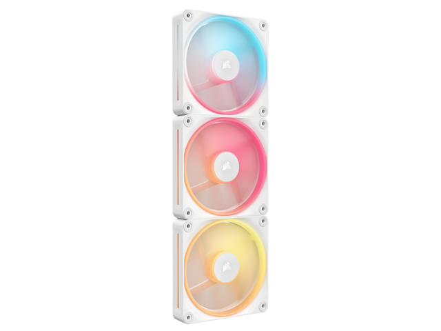 Ventilatoare CORSAIR iCUE LINK LX120-R RGB WHITE, triple pack 4 Ventilatoare CORSAIR iCUE LINK LX120-R RGB WHITE, triple pack - imagine 4