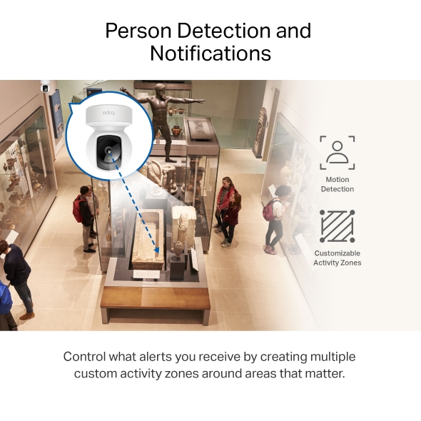 Camera de supraveghere Smart TP-Link Tapo C212 cu Pan/Tilt 360 grade, Rezolutie Filmare 3MP Ultra HD, Utilizare Baby Monitor, Wireless, Night Vision, Detectarea miscarilor, Two-Way Audio, Alarma sonora si luminoasa, Control Vocal, Alb 5 Camera de supraveghere Smart TP-Link Tapo C212 cu Pan/Tilt 360 grade, Rezolutie Filmare 3MP Ultra HD, Utilizare Baby Monitor, Wireless, Night Vision, Detectarea miscarilor, Two-Way Audio, Alarma sonora si luminoasa, Control Vocal, Alb - imagine 5