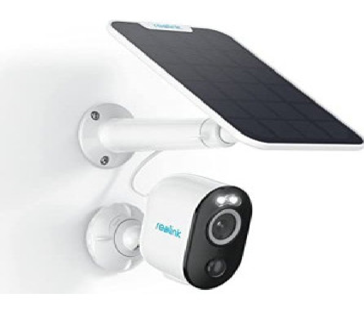 Kit camera de supraveghere pentru exterior wireless Wi-Fi Reolink B330 5MP, Wi-Fi 2,4/5GHz, alerte persoane/vehicule/animale de companie, Color Night Vision, alimentat de la panou solar non-stop