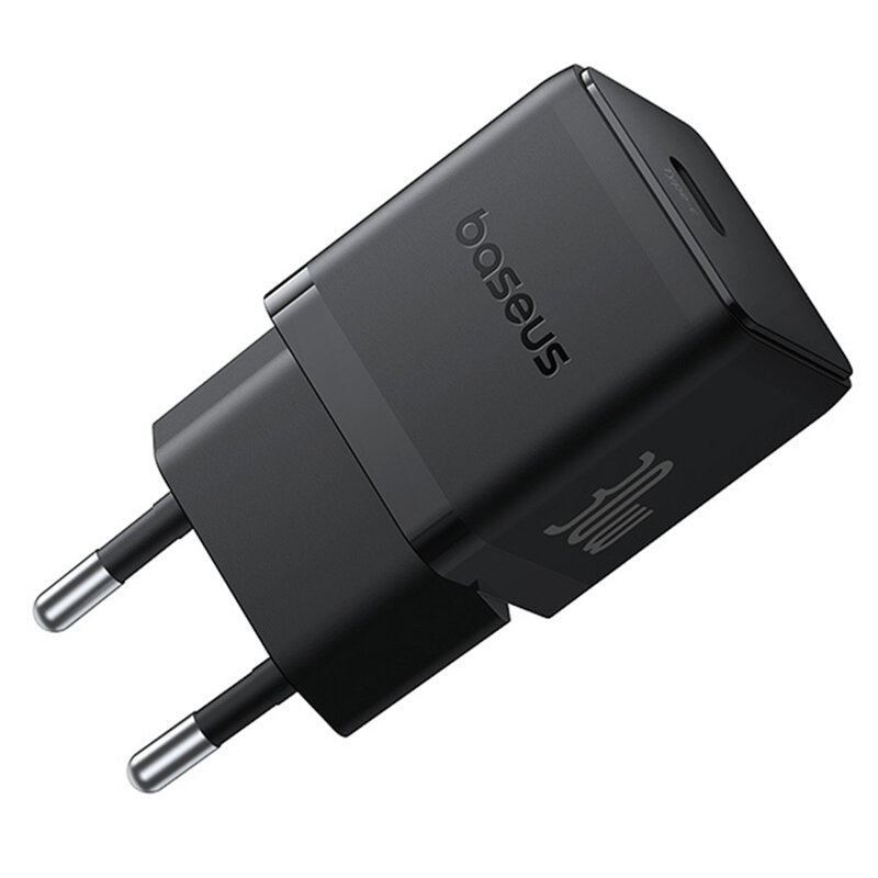 Incarcator EU 30W Type-C Baseus Palm, Fast Charging, Cluster Black, 31x31x54.55mm 3 Incarcator EU 30W Type-C Baseus Palm, Fast Charging, Cluster Black, 31x31x54.55mm - imagine 3