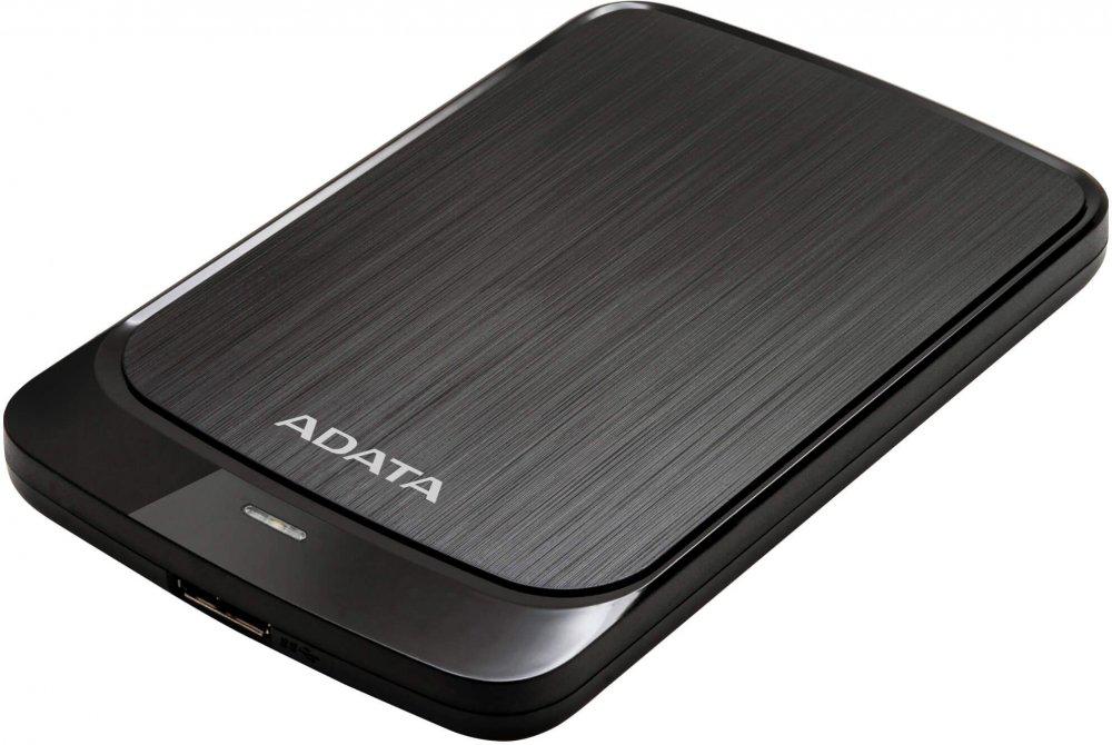 HDD extern ADATA HV320 Slim 2TB, Shock Sensor, 2.5″, USB 3.2, Negru