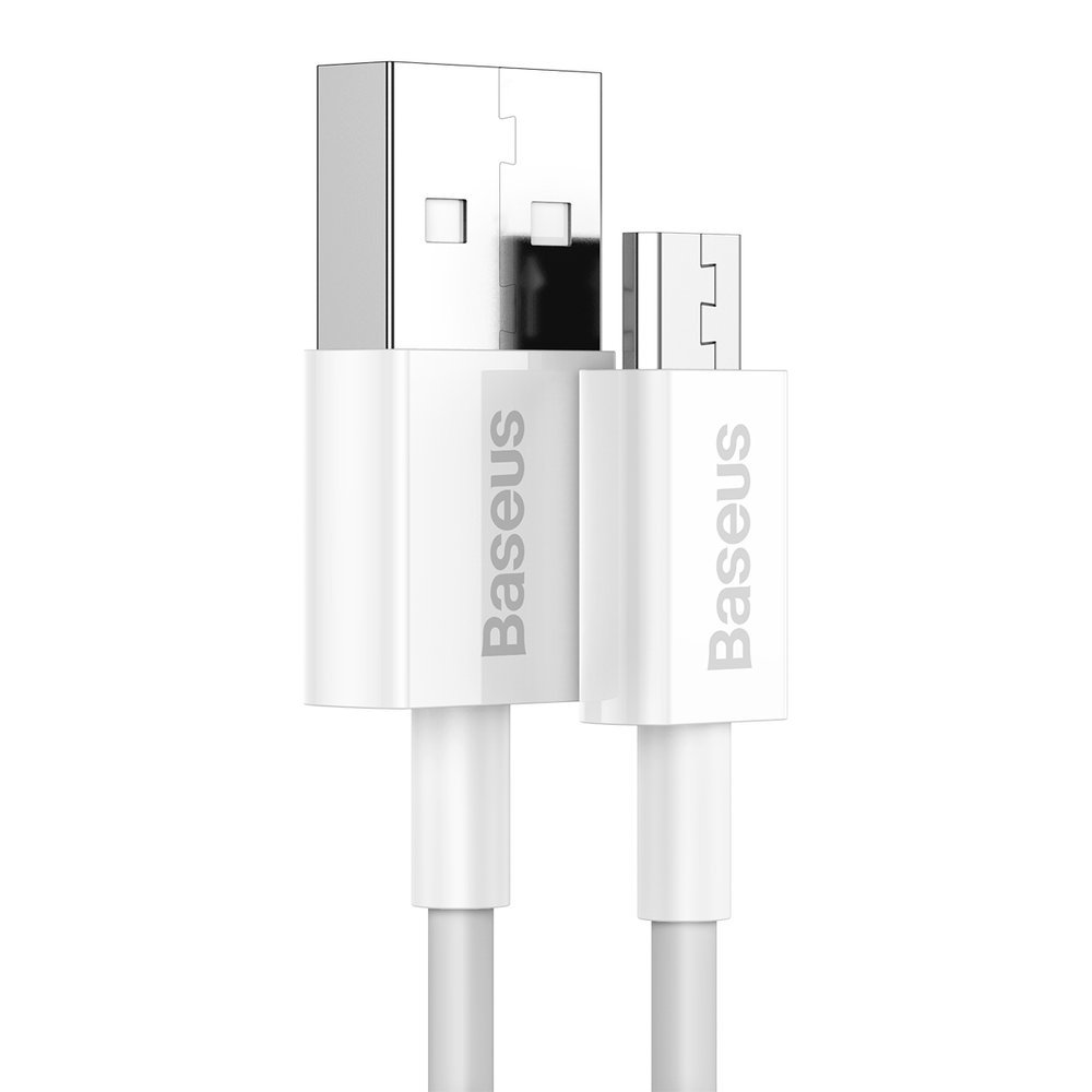 Cablu Date si Incarcare Baseus, Superior Series CAMYS-02, USB la MicroUSB, 1m, 2A, Alb 2 Cablu Date si Incarcare Baseus, Superior Series CAMYS-02, USB la MicroUSB, 1m, 2A, Alb - imagine 2