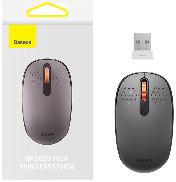 Mouse Fara Fir BT 5.0 – Baseus F01A (B01055502833-00) – Frosted Gray