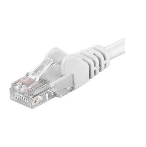 Patchcord UTP RJ45-RJ45 Categoria 5e 2m, alb, cupru integral, 26AWG