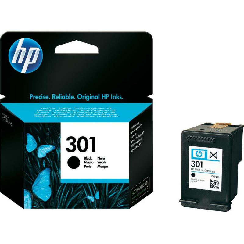 Cartus cerneala HP 301, CH561EE, Negru, eligibil Instant Ink