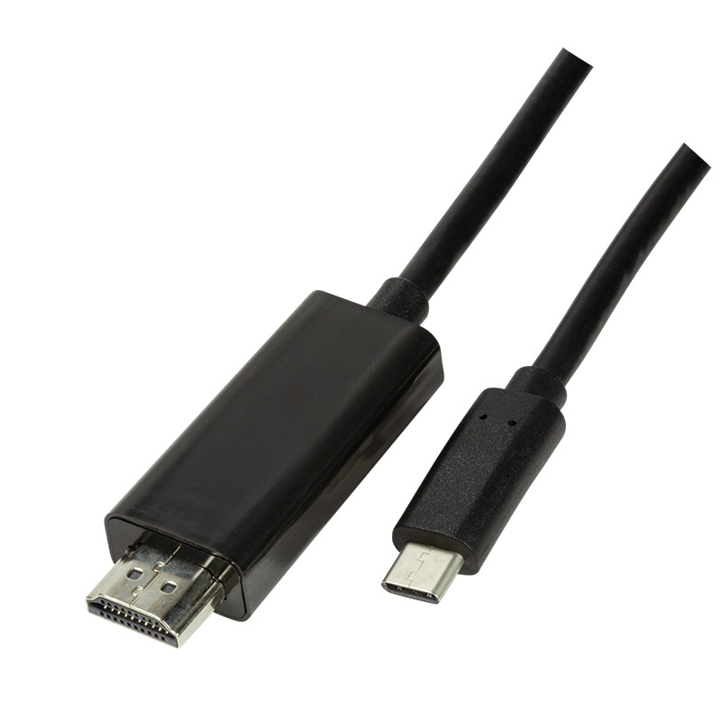 CABLU video LOGILINK, adaptor USB 3.1 Type-C (T) la HDMI (T), 3m, rezolutie maxima 4K UHD (3840 x 2160) la 60 Hz, negru