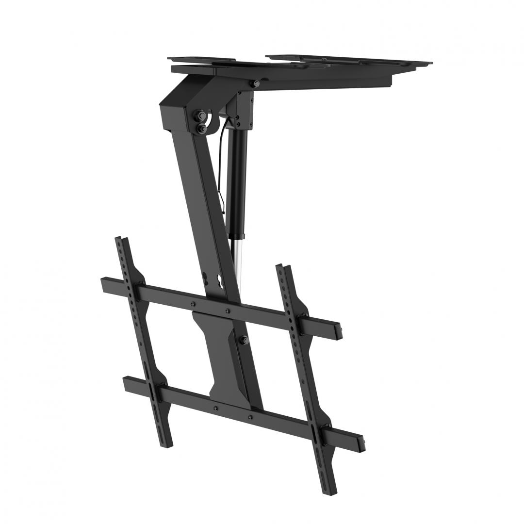 Suport TV de tavan Motorizat Serioux TVM0748D, reglabil. 43"-86" (109cm-218cm), Negru 4 Suport TV de tavan Motorizat Serioux TVM0748D, reglabil. 43"-86" (109cm-218cm), Negru - imagine 4