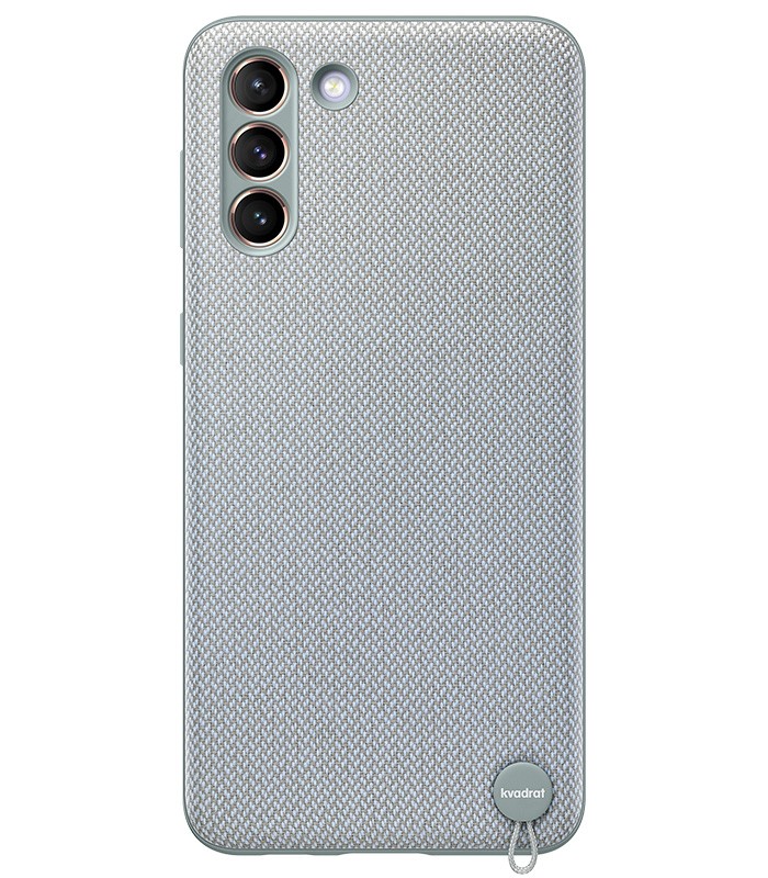Husa de protectie Samsung Kvadrat Cover pentru Galaxy S21 Plus, Mint Gray