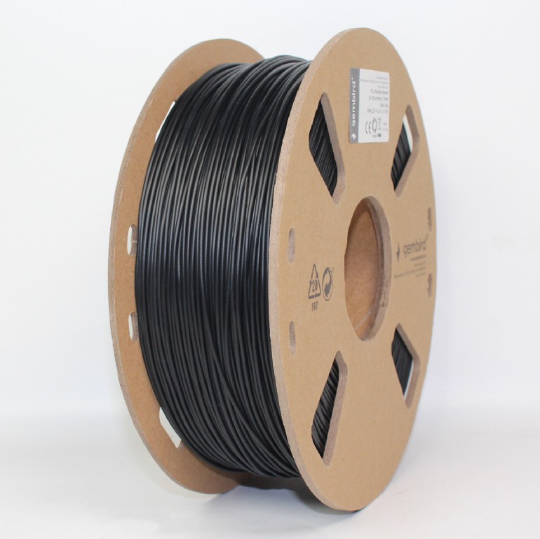 Filament pentru imprimanta 3D, Gembird TIF058110 PLA, 1.75 mm, 1 kg, negru