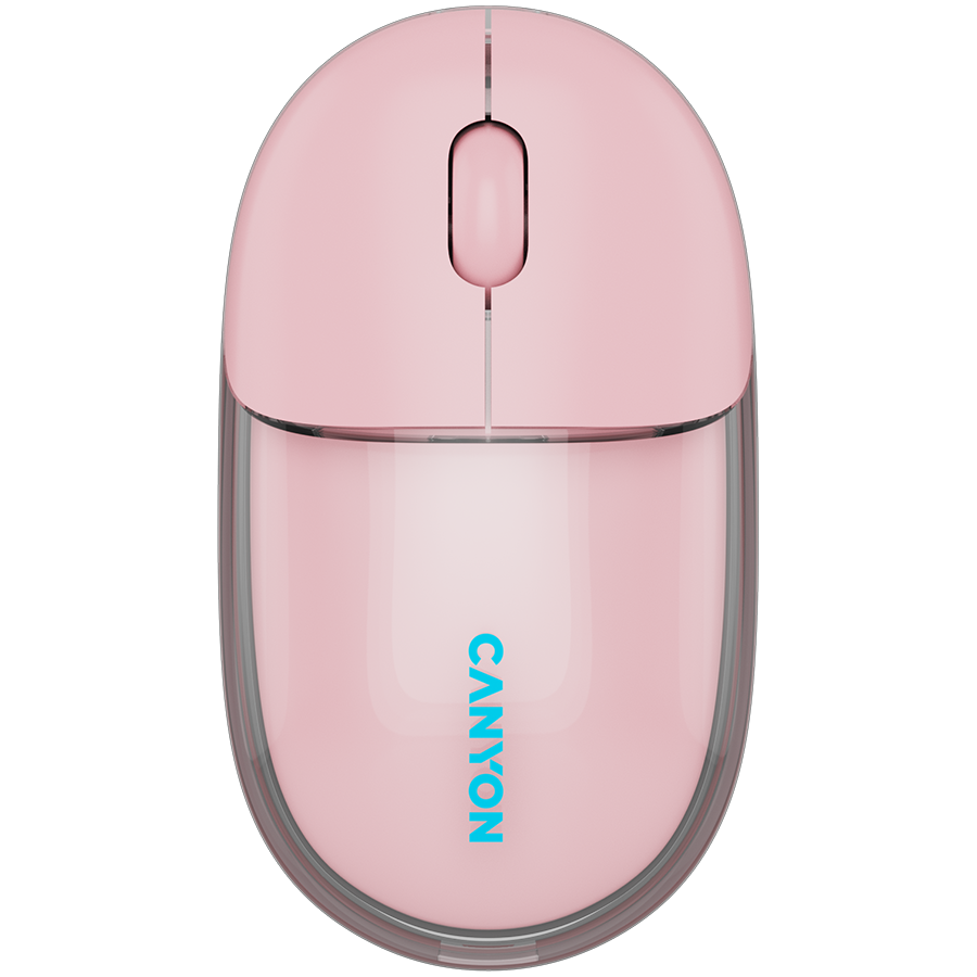 Mouse Canyon OnClick 24, Wireless, Bluetooth Transparent/Roz