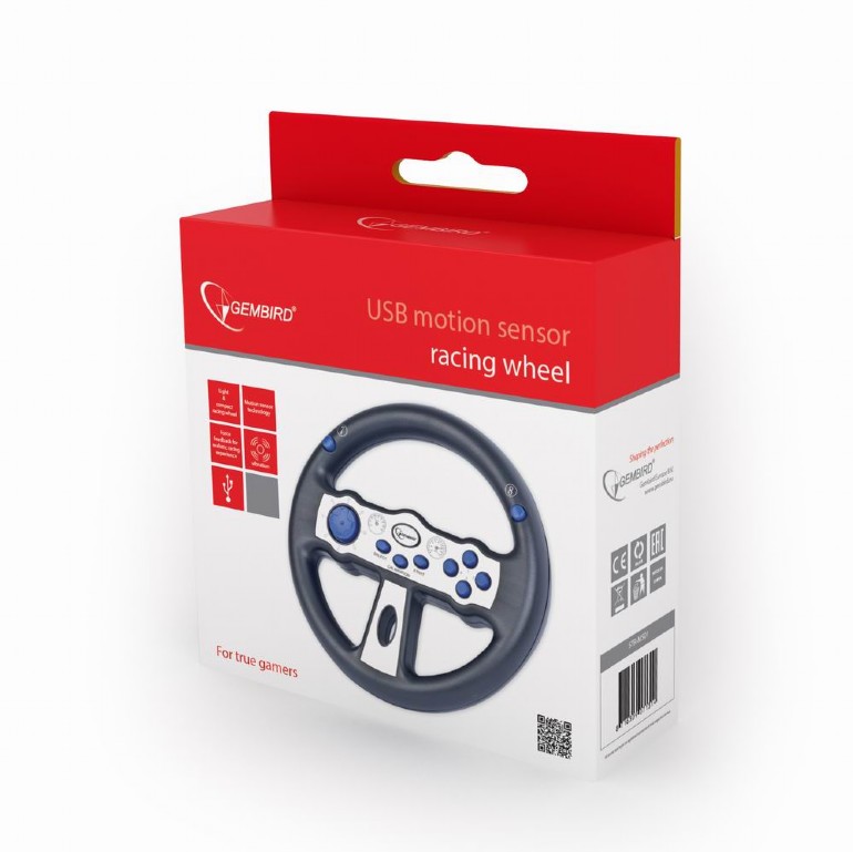 Volan cu senzor de miscare Gembird STR-MS01, vibratii, USB 3 Volan cu senzor de miscare Gembird STR-MS01, vibratii, USB - imagine 3