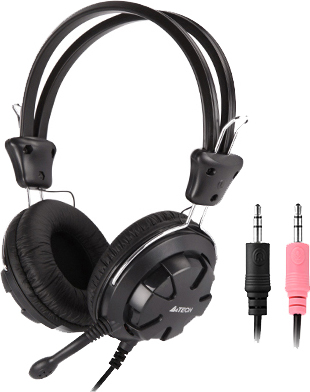 Casti cu microfon A4tech HS-28-1, Negre