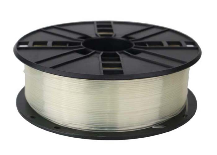 Filament Gembird pentru imprimanta 3D, PLA, 1.75mm diamentru, 1Kg / bobina, aprox. 330m, topire 190-220 °C, Transparent