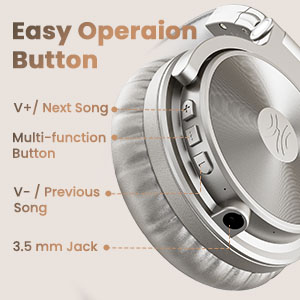 Casti OneOdio Pro C Wireless Argintiu 4 Casti OneOdio Pro C Wireless Argintiu - imagine 4