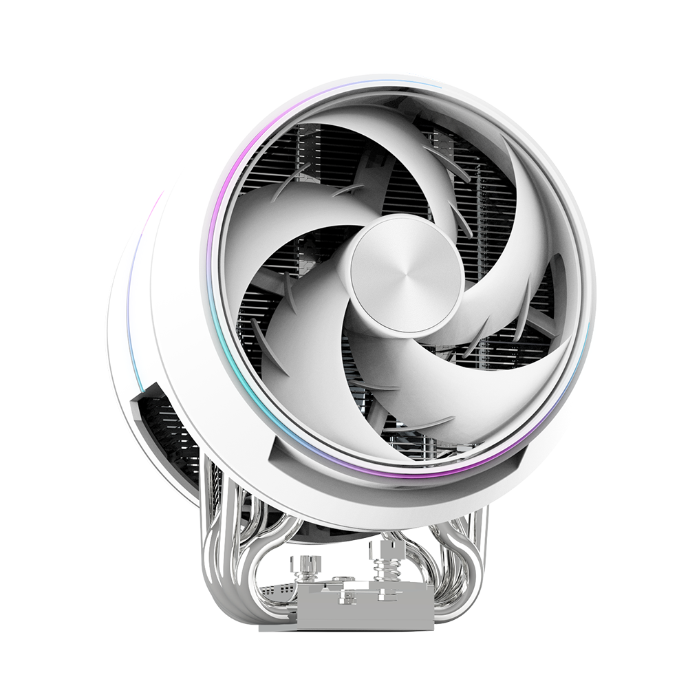 Cooler Zalman „ZET5″ skt. Intel si AMD, racire cu aer, vent. 120mm, 600 – 2000 RPM, 5 heatpipes, inaltime 158mm, ARGB adresabil