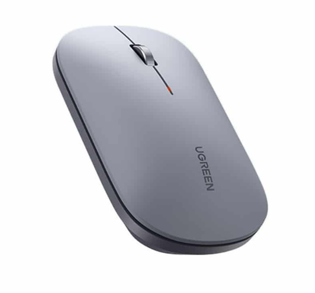 Mouse wireless Bluetooth 1000-4000 DPI, cu design ergonomic, Ugreen, gri 2 Mouse wireless Bluetooth 1000-4000 DPI, cu design ergonomic, Ugreen, gri - imagine 2