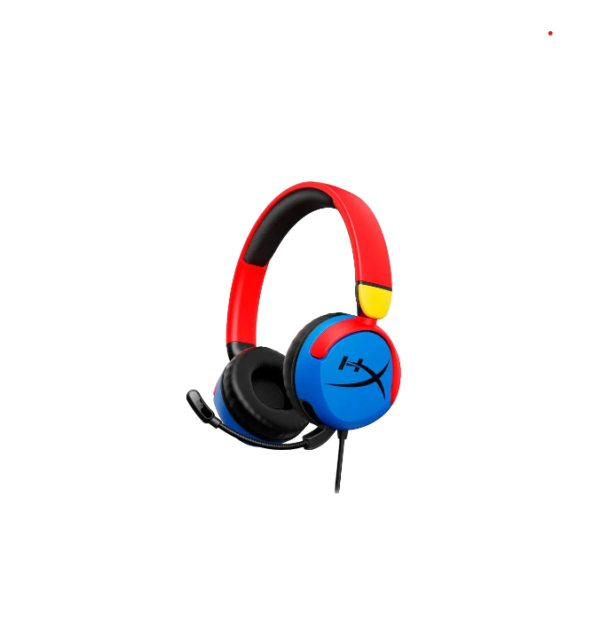 Casti gaming HyperX Cloud Mini, PC/Nintendo Switch/controllere PS/Xbox/tablete, volum limitat la 85dB, Jack 3.5 mm, multicolor