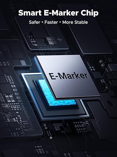 CABLU alimentare si date Ugreen, "L706", USB4 / Thunderbold Fast Charging Data Cable pt. smartphone, USB Type-C la USB Type-C 240W / 5A, braided, 1m, negru "65383" (timbru verde 0.08 lei) 5 CABLU alimentare si date Ugreen, "L706", USB4 / Thunderbold Fast Charging Data Cable pt. smartphone, USB Type-C la USB Type-C 240W / 5A, braided, 1m, negru "65383" (timbru verde 0.08 lei) - imagine 5