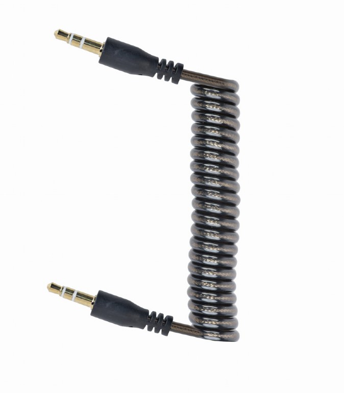 Cablu audio Gembird Jack 3.5mm (T) la Jack 3.5mm (T), conectori auriti, 1.8 m, Negru, CCA-405-6