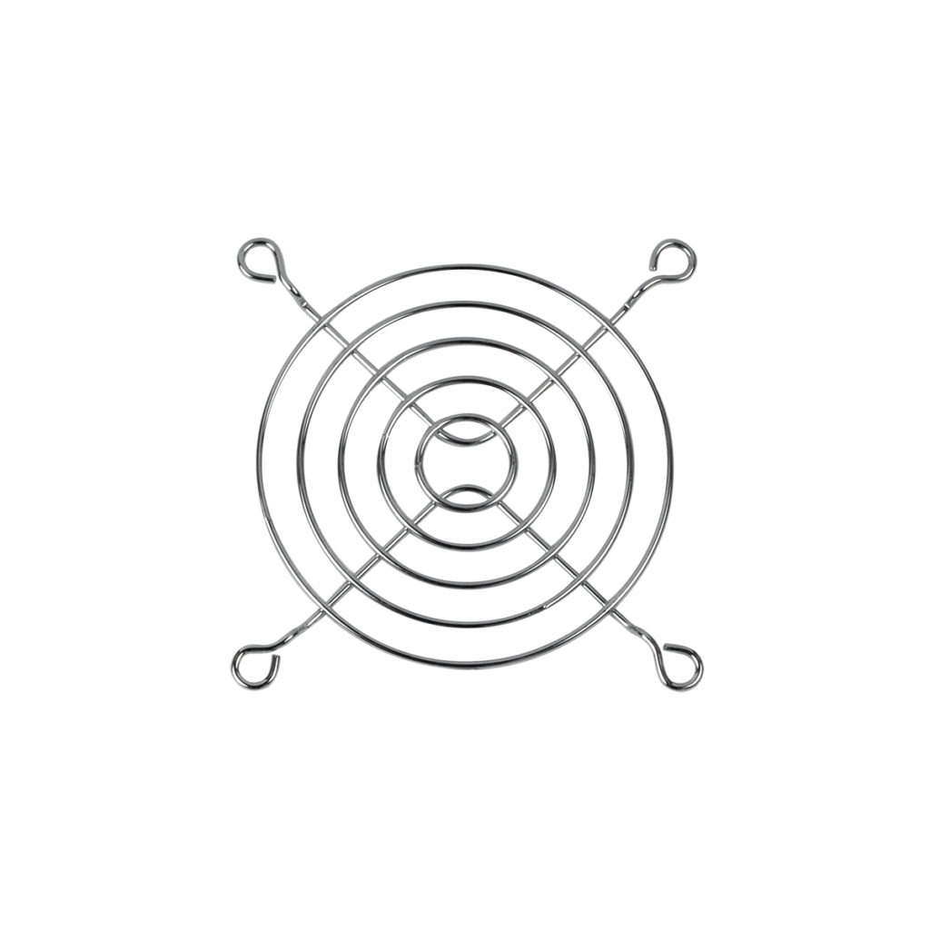 Grila ventiator ARCTIC, pentru orice ventilator PC 80 mm, otel cromat, Argintiu