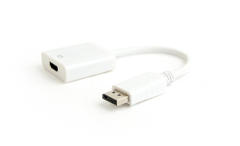 Adaptor DisplayPort la HDMI, Gembird, alb