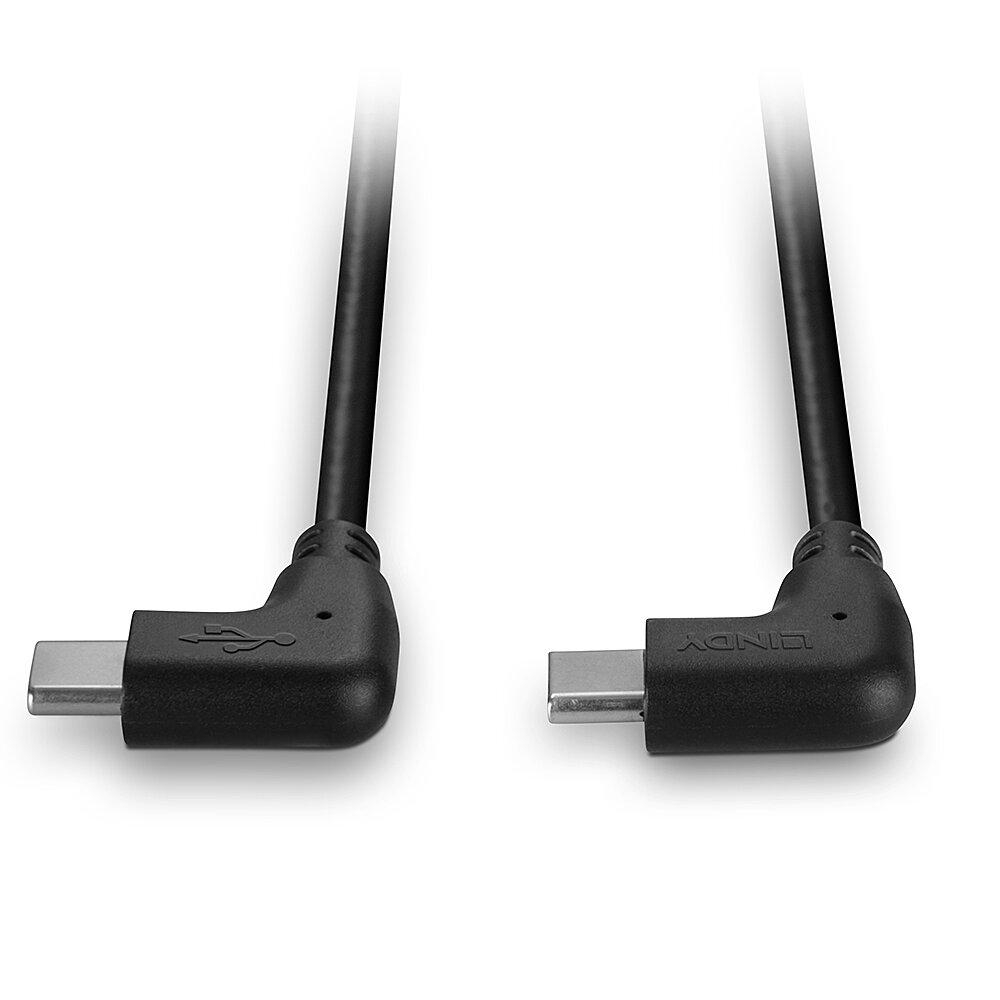 Cablu USB-C la USB-C, LINDY, 32009, 1 m, negru