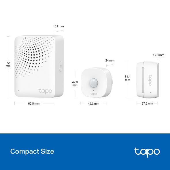 KIT senzori TP-Link, include 1 x HUB Tapo H100, 1 x senzor miscare Tapo T100, 2 x senzor de contact Tapo T110 2 KIT senzori TP-Link, include 1 x HUB Tapo H100, 1 x senzor miscare Tapo T100, 2 x senzor de contact Tapo T110 - imagine 2