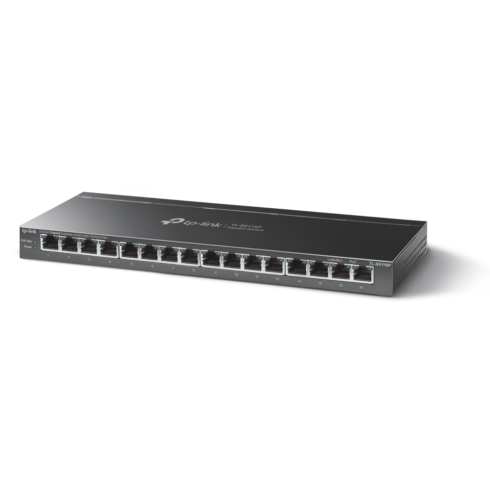 Switch TP-Link TL-SG116P, 16x1000Mbps(16xPOE+) 4 Switch TP-Link TL-SG116P, 16x1000Mbps(16xPOE+) - imagine 4