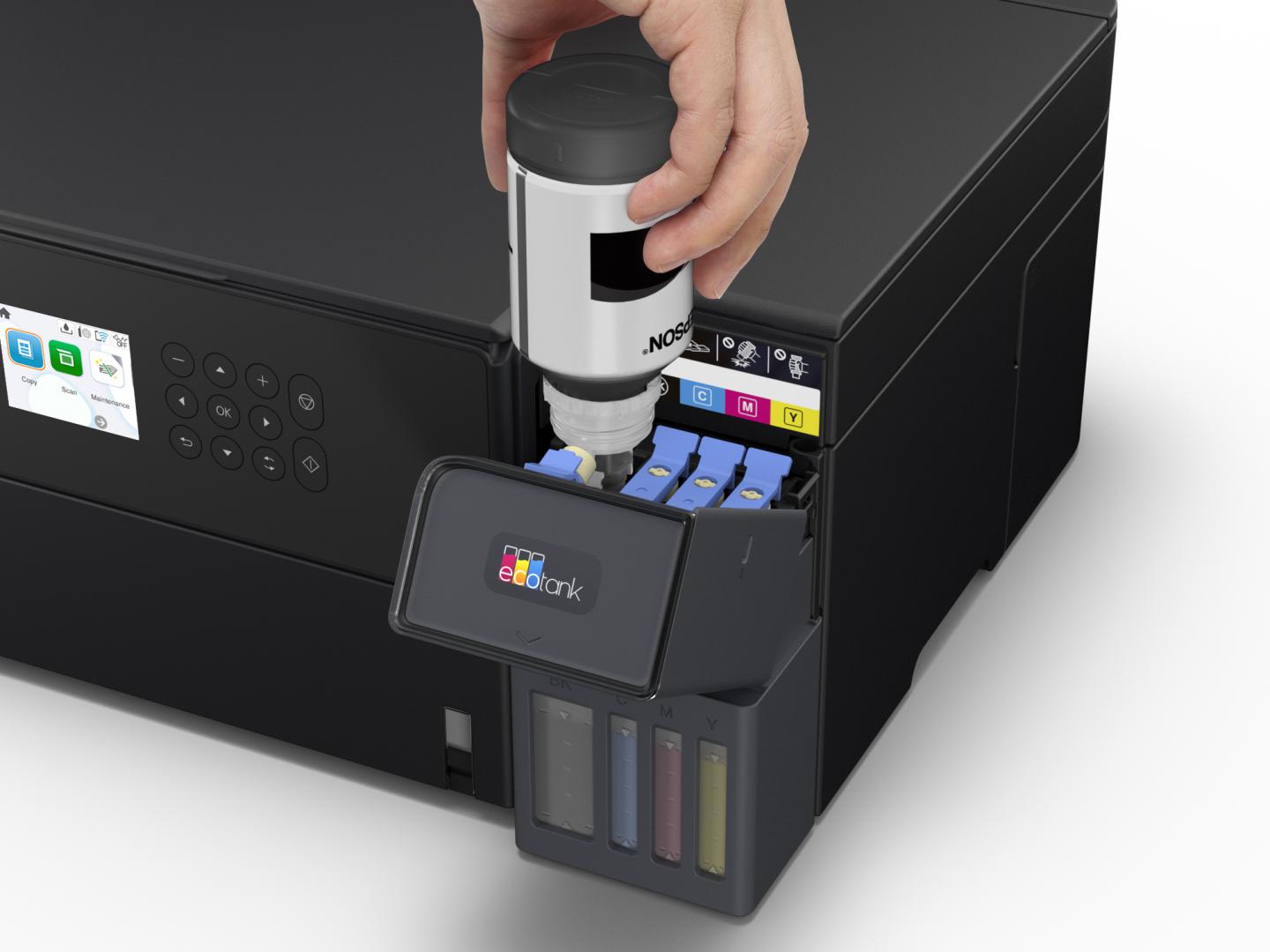 Multifunctional inkjet color CISS Epson EcoTank L6360, A4, Duplex, Wi-Fi, 4800x1200dpi, negru 2 Multifunctional inkjet color CISS Epson EcoTank L6360, A4, Duplex, Wi-Fi, 4800x1200dpi, negru - imagine 2