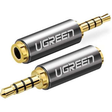 ADAPTOR audio Ugreen, 2.5 mm jack (T) la 3.5 mm (M), aurit „20501” – 6957303825011