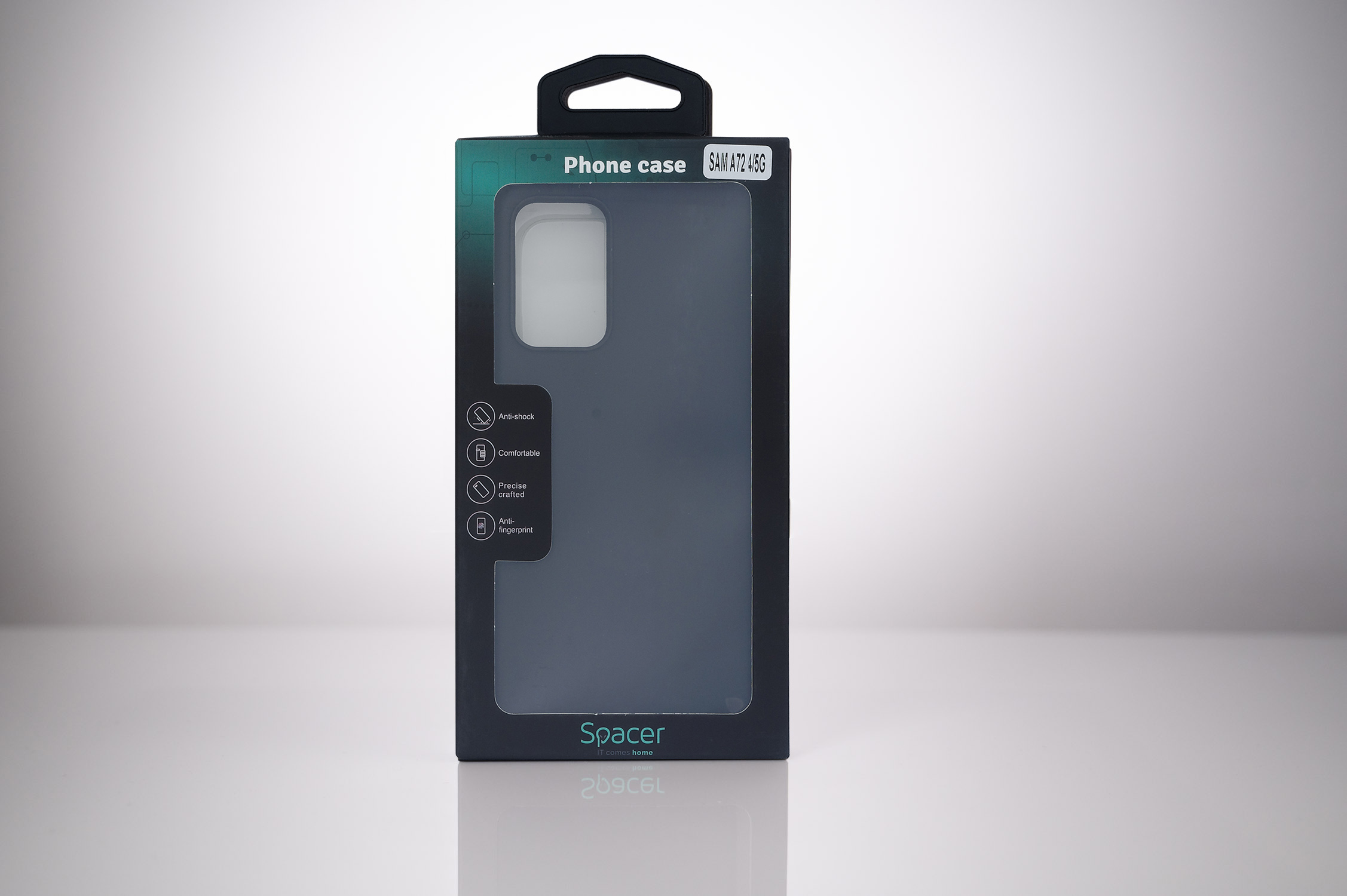 Husa de protectie Spacer pentru Samsung Galaxy A72, material flexibil TPU, Negru 3 Husa de protectie Spacer pentru Samsung Galaxy A72, material flexibil TPU, Negru - imagine 3