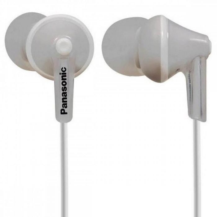 Casti Audio In Ear Panasonic RP-HJE125E-W, Cu fir, Alb
