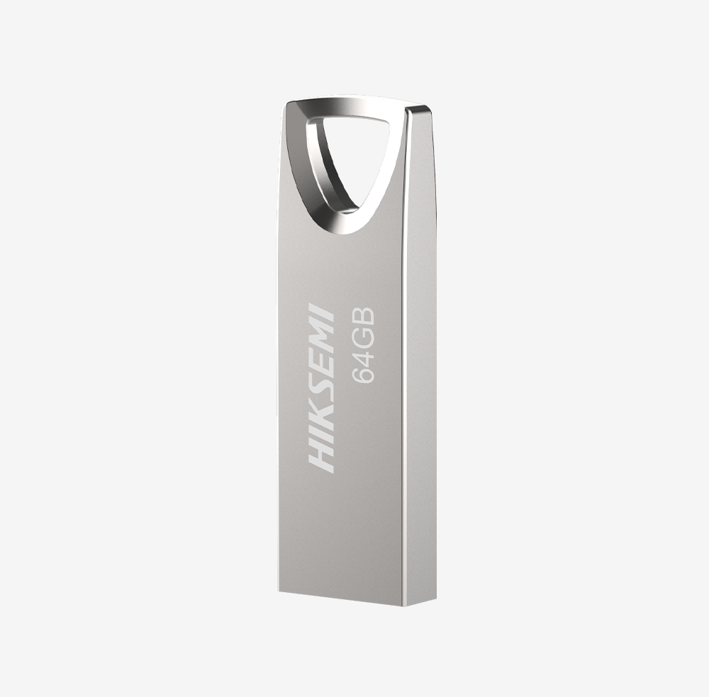 Memorie USB 2.0 HIKSEMI 128 GB, carcasa metalica, argintiu