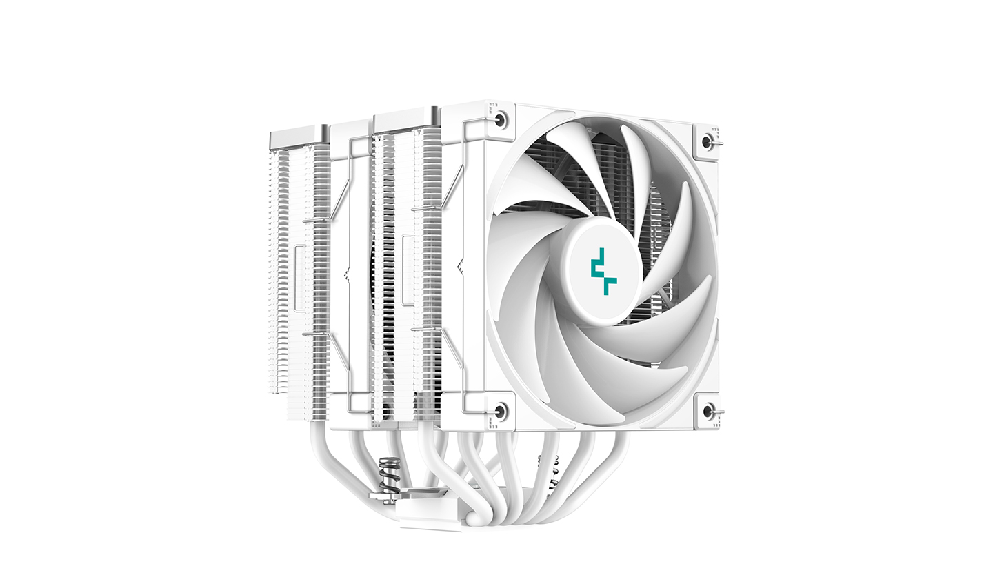 Cooler DeepCool AK620 WH, 240mm, cu aer, skt. Intel/ AMD, iluminare nu e cazul 2 Cooler DeepCool AK620 WH, 240mm, cu aer, skt. Intel/ AMD, iluminare nu e cazul - imagine 2