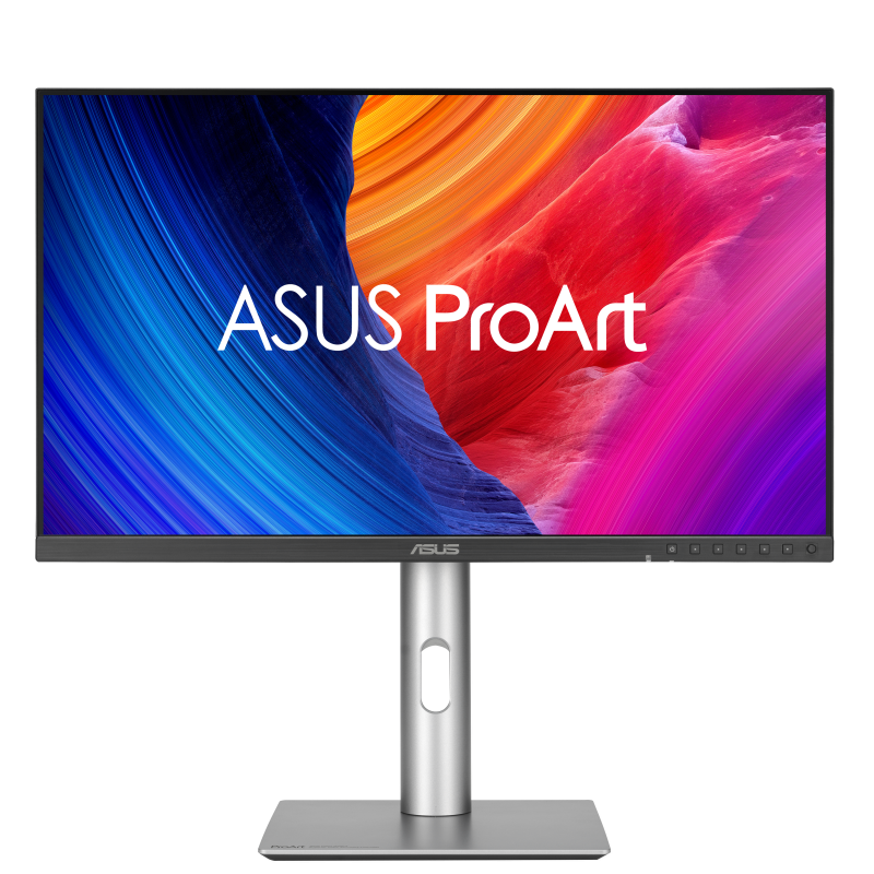 Monitor IPS LED ASUS 27″ PA27JCV, 5120 x 2880, HDMI, DisplayPort, Boxe, Pivot Negru/Argintiu