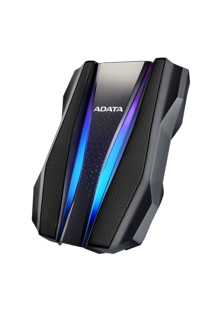 HDD ADATA EXTERN 2.5″ USB 3.2 Gen1 2TB HD770G, iluminare RGB, Black „AHD770G-2TU32G1-CBK” (timbru verde 0.8 lei)