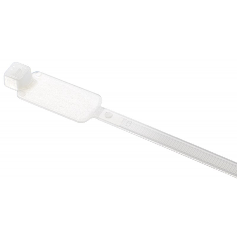 Brida plastic 2,5 x 200 eticheta 100 buc – ELEMATIC