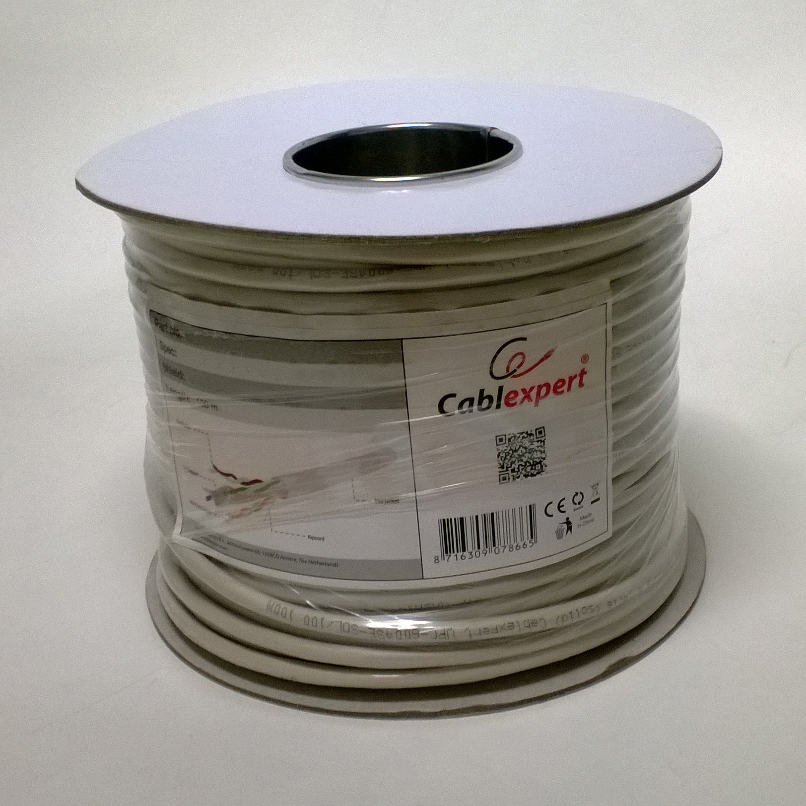 Cablu UTP GEMBIRD UPC-5004E-SOL/100, Cat5e, Cupru-Aluminiu, rola 100m 2 Cablu UTP GEMBIRD UPC-5004E-SOL/100, Cat5e, Cupru-Aluminiu, rola 100m - imagine 2