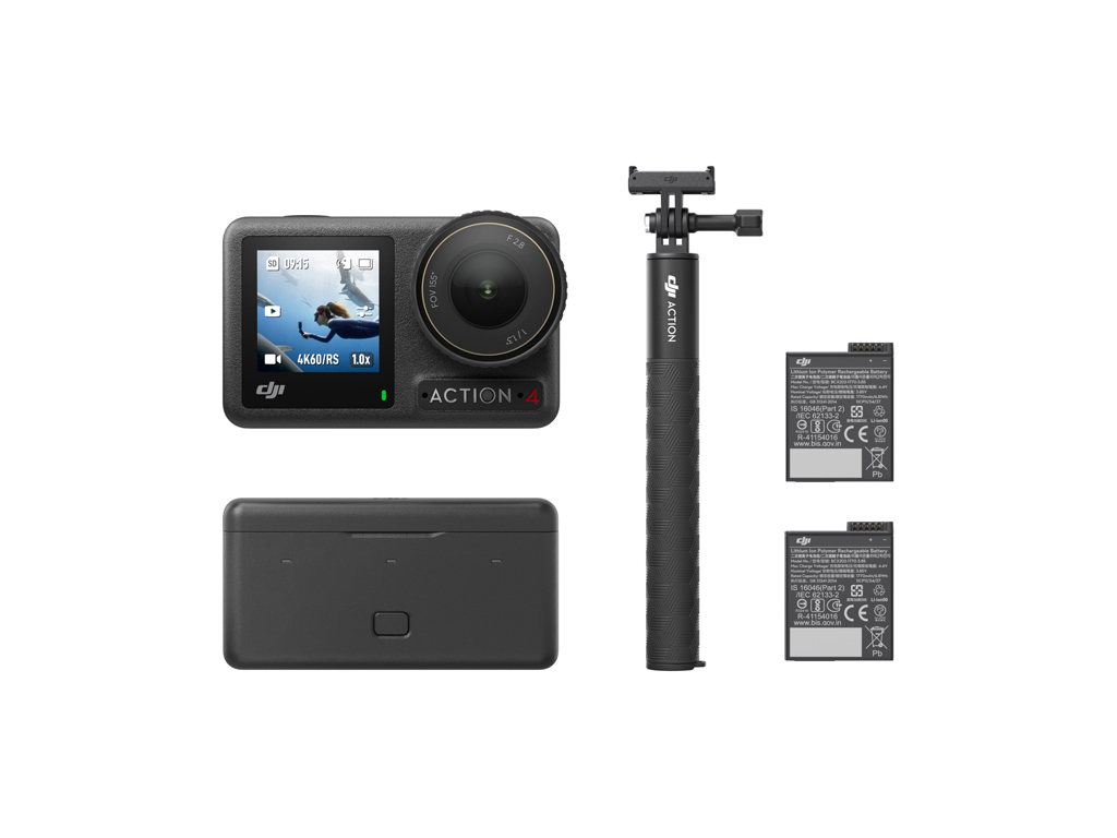 Camera video sport DJI Osmo Action4 Adventure Combo
