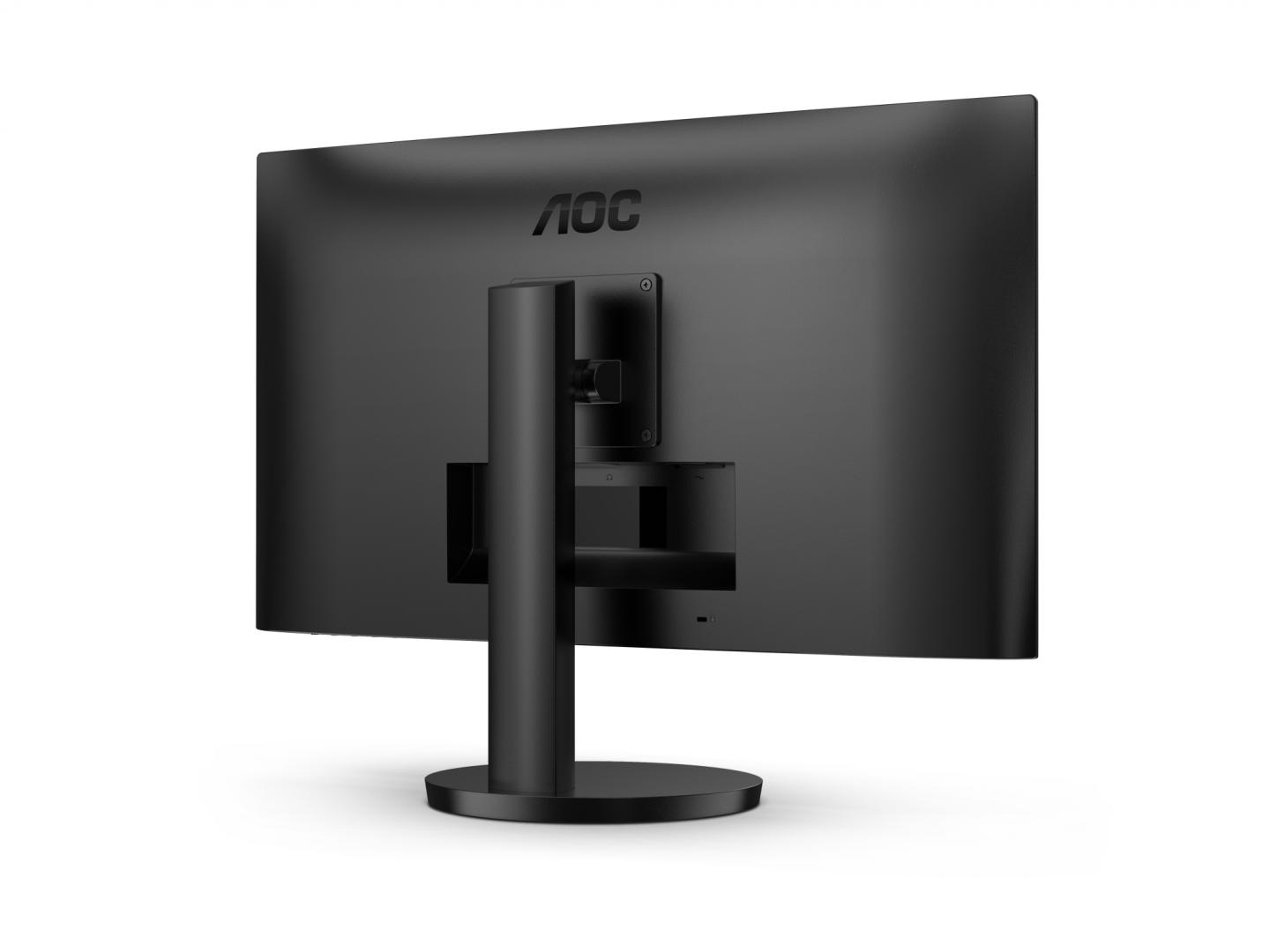 Monitor AOC, 27", IPS, FHD, 100Hz, 4ms, 1ms, FlickerFree, Boxe 2W x 2, HA, HDMI, USB, hub, USB-C, 27B3CF2, Negru 2 Monitor AOC, 27", IPS, FHD, 100Hz, 4ms, 1ms, FlickerFree, Boxe 2W x 2, HA, HDMI, USB, hub, USB-C, 27B3CF2, Negru - imagine 2