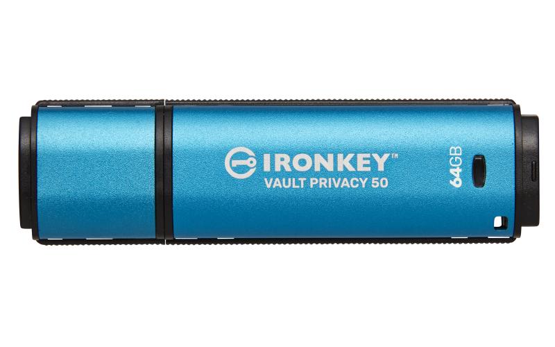 Stick Kingston IronKey, 64GB, USB 3.0, Securizat