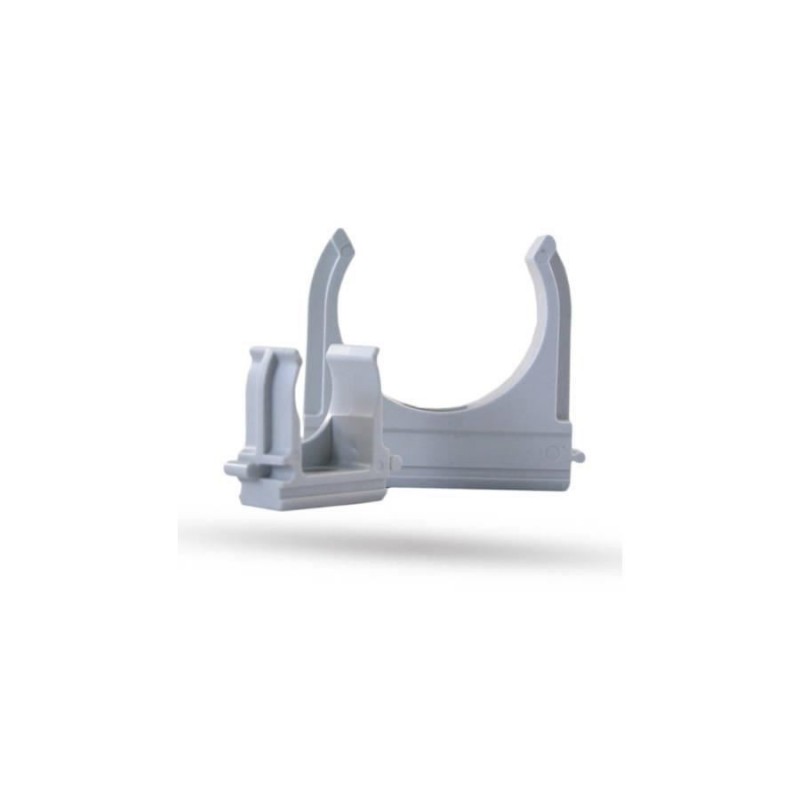 Clema prindere alb 25 mm Elematic, set 100 bucati