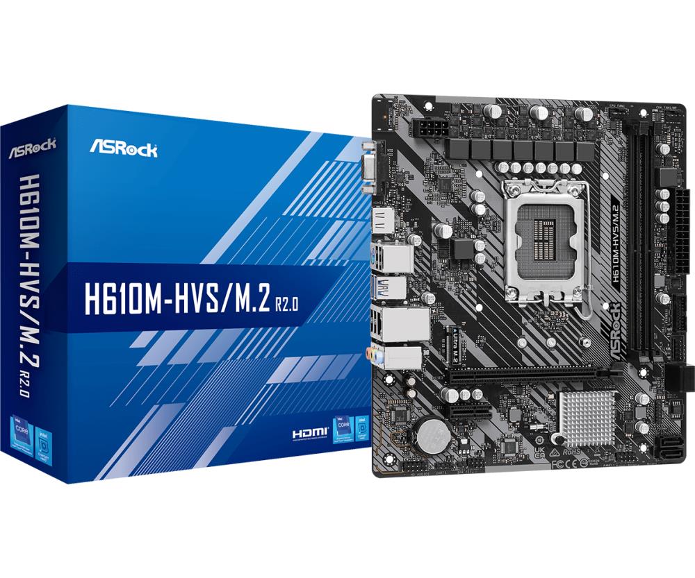Placa de baza ASRock H610M-HDV/M.2 2.0 LGA1700 3 Placa de baza ASRock H610M-HDV/M.2 2.0 LGA1700 - imagine 3