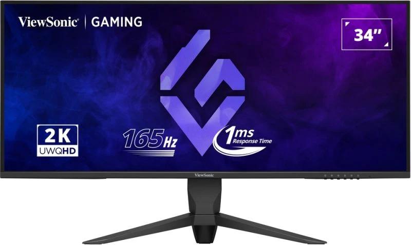 Monitor Gaming LED VA ViewSonic 34″, UWQHD (3440×1440), 165Hz, 1 ms, AMD FreeSync™ Premium, HDR10, 2x HDMI, Display Port, VESA, Pivot, negru