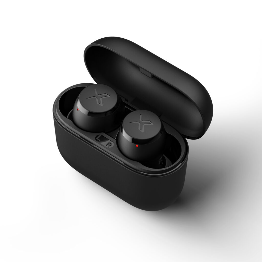 Casti Edifier, wireless, intraauriculare – butoni, pt smartphone, Bluetooth, negru