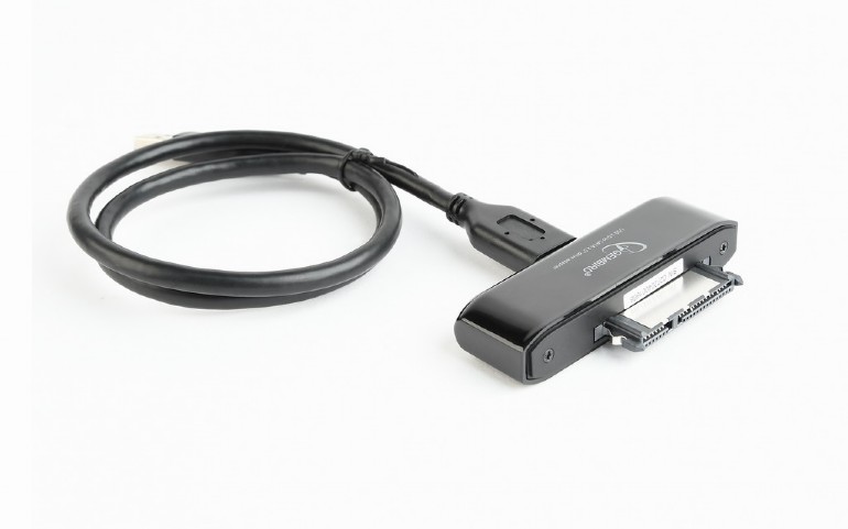 Cablu USB Gembird adaptor, USB 3.0 (T) la S-ATA (T), 30cm, Negru, AUS3-02