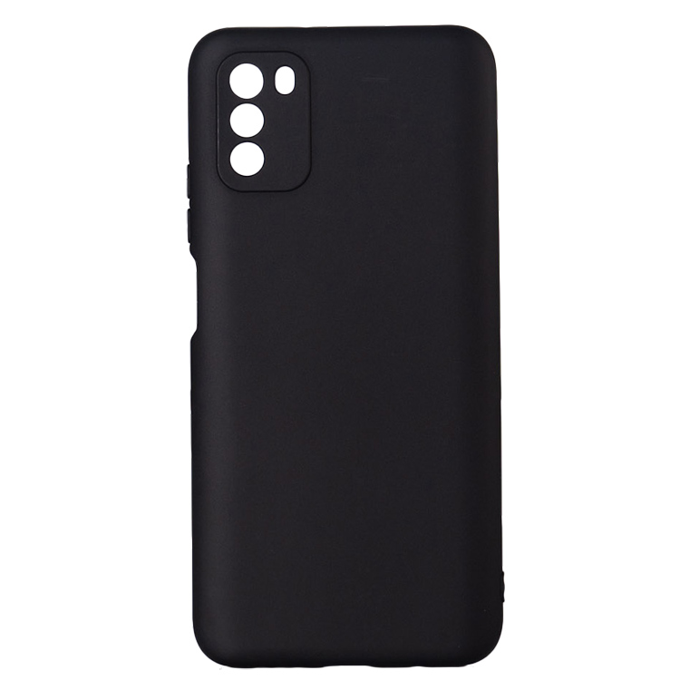 Husa de protectie Spacer pentru Xiaomi Pocophone M3, material flexibil TPU, Negru 2 Husa de protectie Spacer pentru Xiaomi Pocophone M3, material flexibil TPU, Negru - imagine 2
