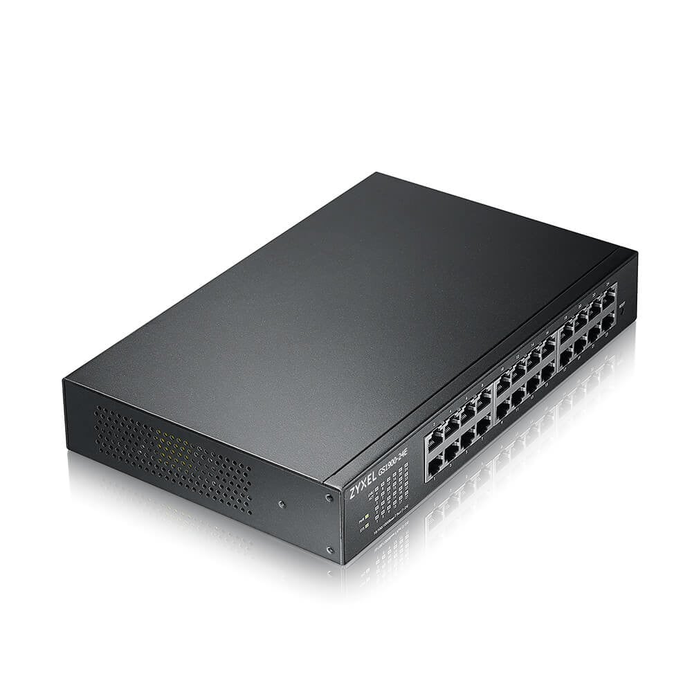 Switch ZyXEL Gigabit Web Smart GS1900-24E, 24-Port x 10/100/1000 Mbps, IPv6, Rackmount kit